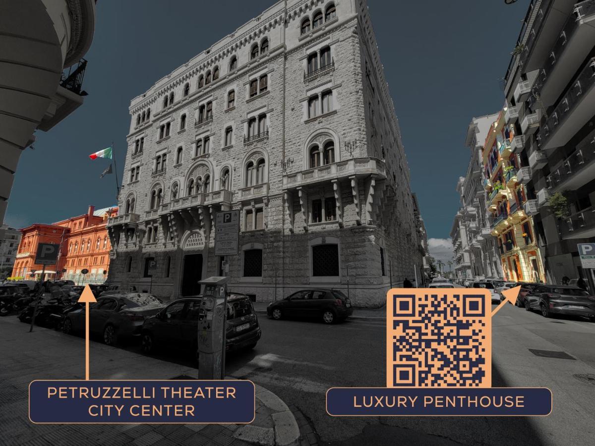 Penthouse In The Heart Of Bari With Terrace Leilighet Eksteriør bilde